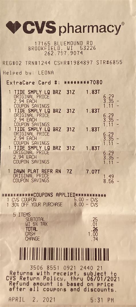Pharmacy receipt showing the difference between the Wegovy retail cash price and the discounted price with a GoodRx or similar prescription discount card applied at checkout